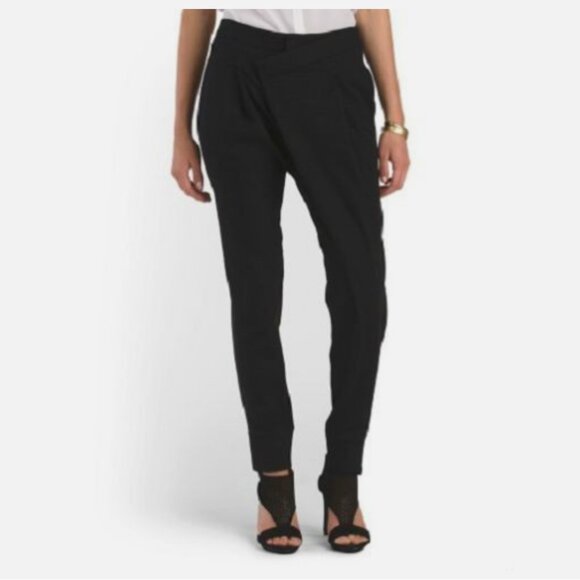 Helmut Lang Crossover Origami Jersey Knit Pants - Picture 2 of 7